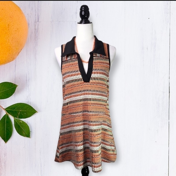 Urban Outfitters Retro Mod Sleeveless Mini Dress Size S NWT - Picture 1 of 8